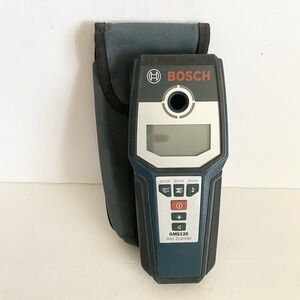 Bosch GMS 120 Wall Scanner Stud Finder, Wood, Steel, Electrical Detector GMS120